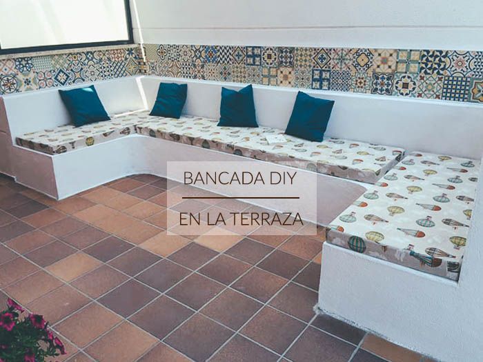 decorar la terraza baldosa hidraulica