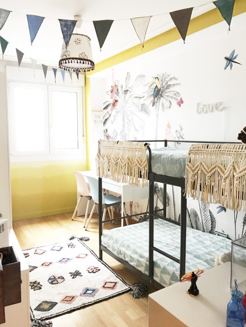 decoracion habitación infantil compartida